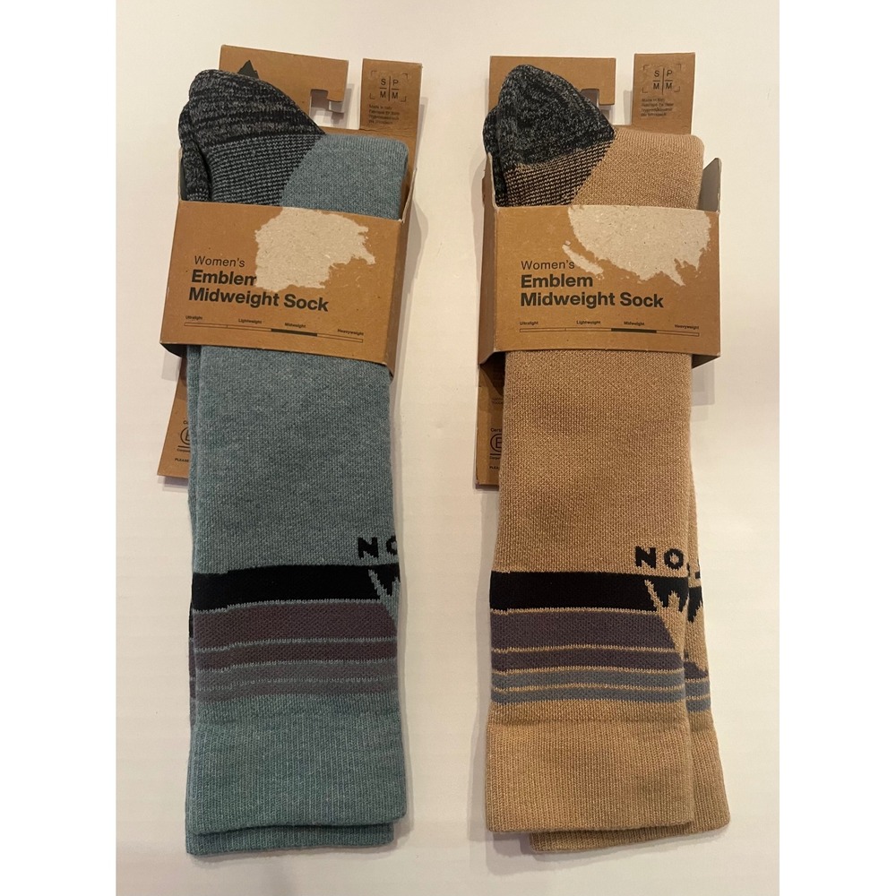 BURTON 2 Pair Woman's Emblem Midweight Socks Size S/M 4-6.5‎